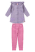 Conjunto Infantil Inverno Feminino 24012 - Lilás - comprar online