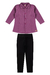 Conjunto Infantil Inverno Feminino 24010 - Púrpura - comprar online
