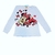 Baby Look Manga Longa Minnie - Branco - comprar online