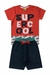 Conjunto Infantil Verão Masculino Super Cool - Laranja - comprar online