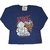 Camiseta Manga Longa Infantil Masculina Space Music - Marinho - comprar online