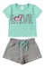 Conjunto Infantil Verão Feminino Cropped Love You Kappes - comprar online