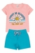 Conjunto Infantil Verão Feminino Cropped The Best Days Kappes - comprar online