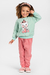 Conjunto Infantil Inverno Feminino 24022 - Verde Tiffany - comprar online
