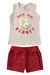 Conjunto Infantil Verão Feminino Save Our Planet Candy Clas - Mescla - comprar online