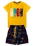 Conjunto Infantil Verão Masculino Palm Beach - Amarelo - comprar online