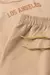 Conjunto Cropped Juvenil Verão Feminino Los Angeles - Bege - loja online