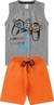 Conjunto Infantil Verão Masculino Regata Game Over - Kappes - comprar online