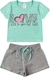 Conjunto Infantil Verão Feminino Cropped Love You Kappes - comprar online