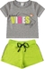 Conjunto Infantil Verão Feminino Cropped Good Vibes Kappes - comprar online