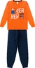 Conjunto Infantil Meia Estação Masculino Never Give Up - Laranja - comprar online