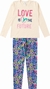 Conjunto Infantil Meia Estação Feminino Love Future - comprar online