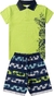 Conjunto Infantil Verão Masculino Camisa Polo - Verde Neon - comprar online
