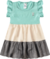 Vestido Infantil 3 Marias c/ Recortes Cotton - Acqua - comprar online