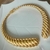 Colar Choker Aro dourado