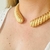 Colar Choker Aro dourado - comprar online