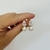 Brinco cristal com pérola