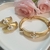 Conjunto de pulseira e brinco