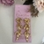 Brinco folhas dourado acetinado - comprar online