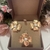 Conjunto anel flor - comprar online
