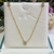 Conjunto colar e brinco dourado - comprar online
