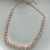 Colar chocker pedraria rosa dourado