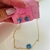 Conjunto brinco e colar