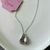 colar gota cravejado rodio