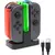 Nintend switch 4 controlador carregador led indicador estação de carregamento