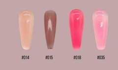 ESMALTE SEMIPERMANENTE CRYSTAL NAILS TRASLÚCIDOS en internet