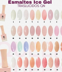 ESMALTE ICE GEL TRASLÚCIDO QN