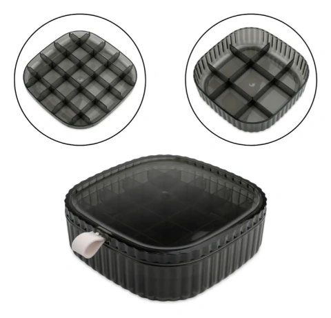 Caja 2 Capas Joyas Cosmeticos Manualidades