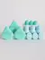 Transforme sua maquiagem com o Conjunto de Esponjas de Maquiagem Multiuso de 12 Peças! - vibestoresloja