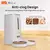 Alimentadores automáticos para gatos e cachorros WiFi para 2, dispensador de comida para gatos e cachorros de 4L com controle de APP, tigelas duplas de aço inoxidável, alarmes de baixo consumo. na internet