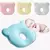 travesseiro ergonômico para bebê recém-nascido,  
travesseiro para prevenir síndrome da cabeça chata,  
travesseiro infantil em formato de urso,  
travesseiro de veludo macio e respirável,  
travesseiro para berço, carrinho e cama de bebê,  
travesseiro c