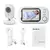 monitor de bebê com vídeo sem fio,  
monitor com tela LCD e visão noturna,  
monitor infantil com comunicação bidirecional,  
câmera com áudio e imagem para bebês,  
monitor com canções de ninar e luz noturna,  
monitor de temperatura ambiente para bebê, 