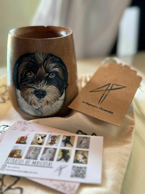 Mate personalizado de tu mascota a pedido - Entrega a partir de Septiembre - Este retrato es de Lila - comprar online