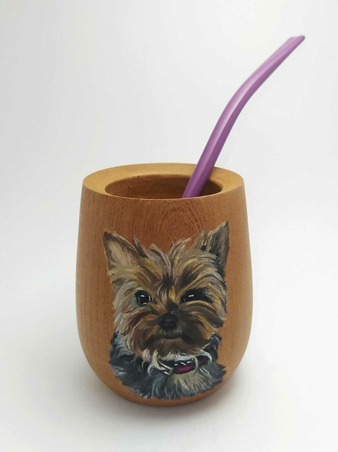 Mate personalizado: con el retrato de 4 mascotas - Entrega a partir de Septiembre - comprar online