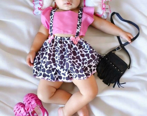 vestido bebe menina tematico mesversario - comprar online