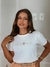T-shirt Nunca foi sorte sempre foi Deus cor Off White