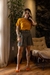 T-shirt Antes de tudo,Ore cor Amarelo Saffron na internet