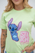 T-shirt Stitch Trouble Make cor Lime Cream