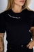 T-shirt O justo viverá pela fé cor Preto