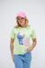 T-shirt Stitch Trouble Make cor Lime Cream na internet