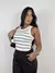 Regata listrada cor Off White