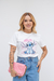 T-shirt Stitch cor Off White - comprar online