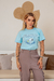 T-shirt Snoopy cor Azul bebê - comprar online