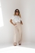 T-shirt Corações Animal print cor Off White na internet