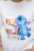 Max T-shirt Stitch com Aplicação foil cor Off White