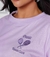 T-shirt Tennis Clube bordada Cor Lilás - comprar online